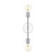 Modernist 2-Light Wall Sconce