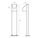 Shear 22" LED Bollard