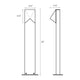 Triform Compact 22" LED Bollard