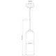 Monty 1-Light 22" Pendant