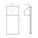 Triform Panel LED Sconce