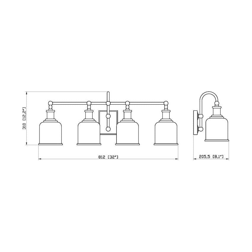 Bryant 4-Light Vanity