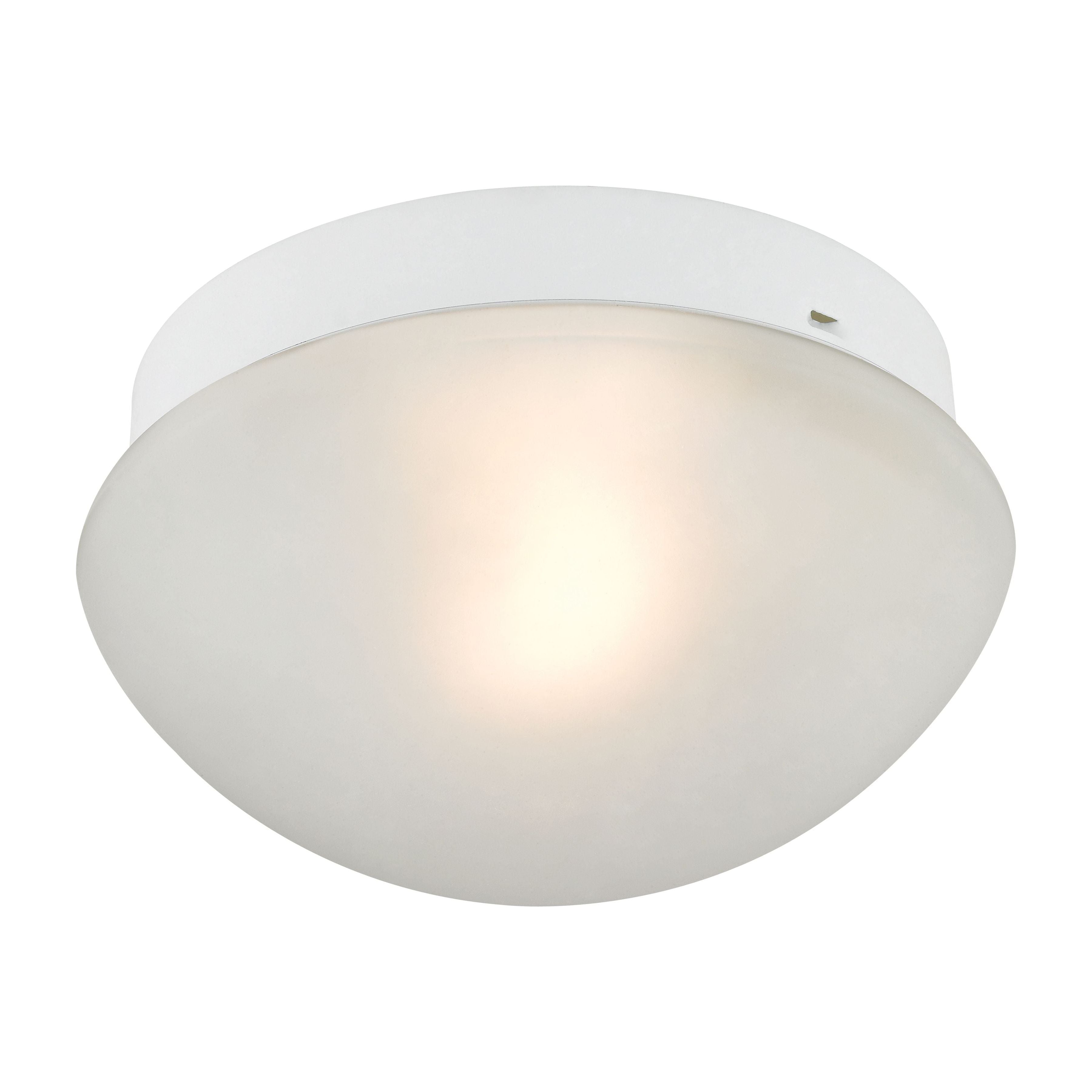 Mushroom 7" Wide 1-Light Flush Mount