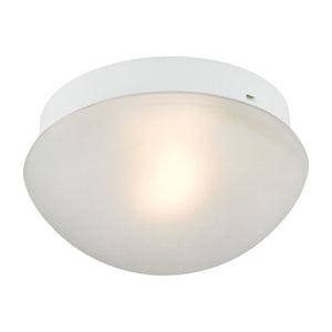 Mushroom 7" Wide 1-Light Flush Mount