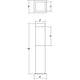 Square Column 16" LED Bollard