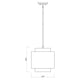 Harlech 1-Light Pendant