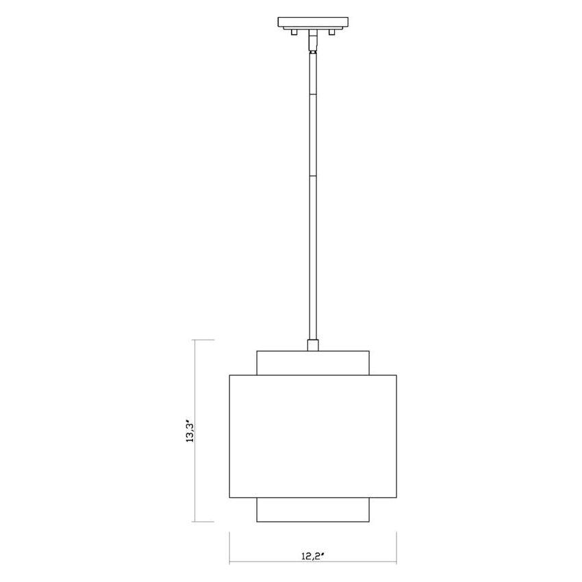 Harlech 1-Light Pendant