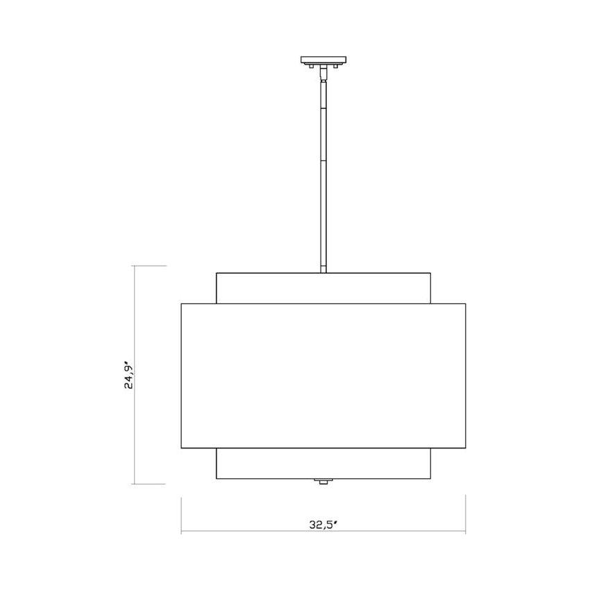 Harlech 4-Light Pendant