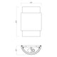 Harlech 2-Light Wall Sconce