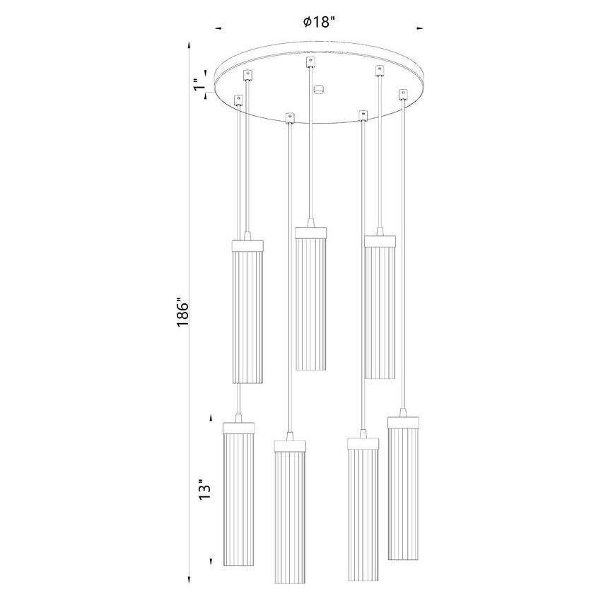 Beau 7-Light Chandelier