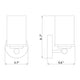 Thayer 1-Light Wall Sconce
