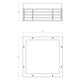 Marue 7" Square LED Surface Mount