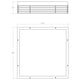 Marue 14" Square LED Surface Mount