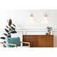 Z-Studio Linen 1-Light Wall Sconce