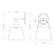 Z-Studio Linen 1-Light Wall Sconce