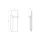 Backgate 20" Left LED Sconce
