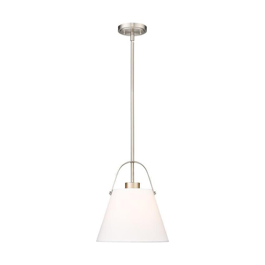 Z-Studio 12.5" 1-Light Linen Pendant