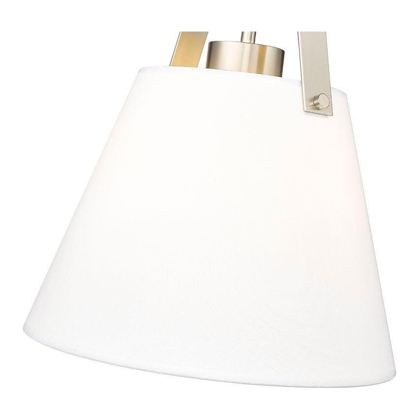 Z-Studio 12.5" 1-Light Linen Pendant