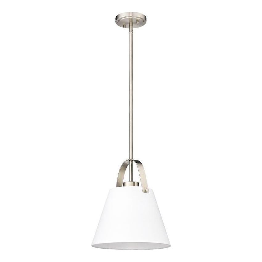 Z-Studio 12.5" 1-Light Linen Pendant