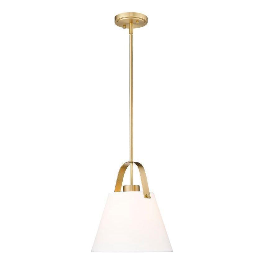 Z-Studio 12.5" 1-Light Linen Pendant