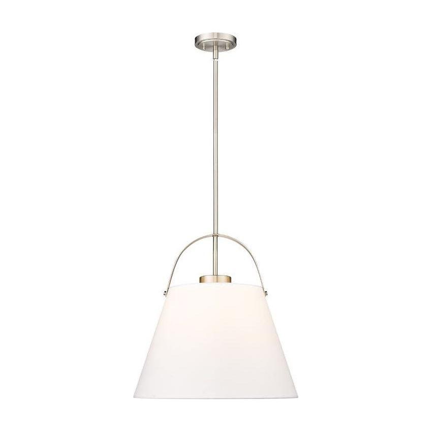 Z-Studio 18" 1-Light Linen Pendant