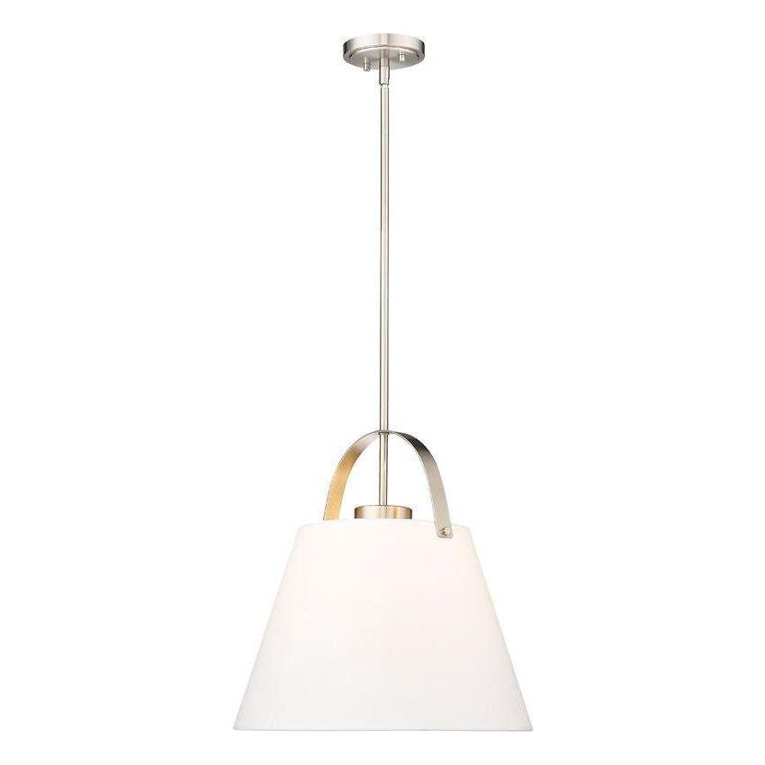 Z-Studio 18" 1-Light Linen Pendant