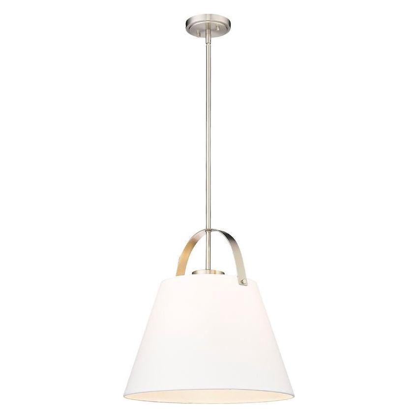 Z-Studio 18" 1-Light Linen Pendant