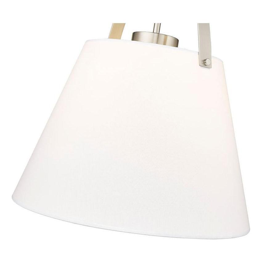 Z-Studio 18" 1-Light Linen Pendant