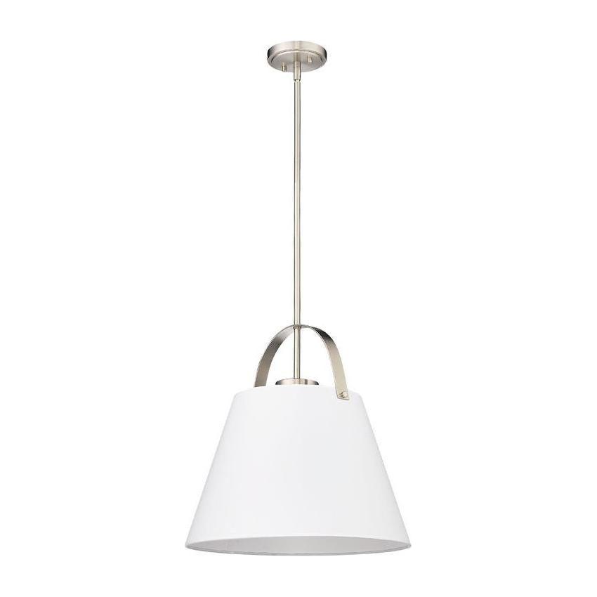 Z-Studio 18" 1-Light Linen Pendant