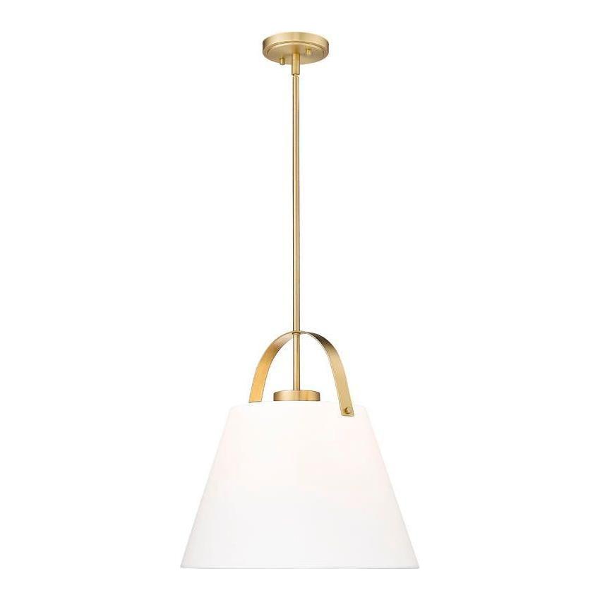 Z-Studio 18" 1-Light Linen Pendant