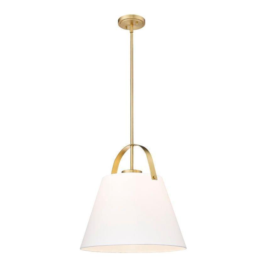 Z-Studio 18" 1-Light Linen Pendant