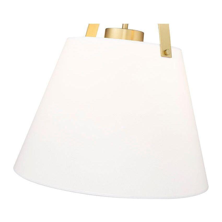 Z-Studio 18" 1-Light Linen Pendant