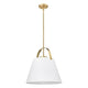 Z-Studio 18" 1-Light Linen Pendant
