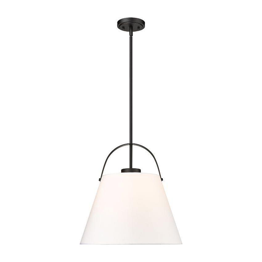 Z-Studio 18" 1-Light Linen Pendant