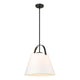 Z-Studio 18" 1-Light Linen Pendant
