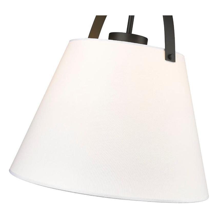 Z-Studio 18" 1-Light Linen Pendant