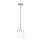 Z-Studio 8" 1-Light Linen Pendant