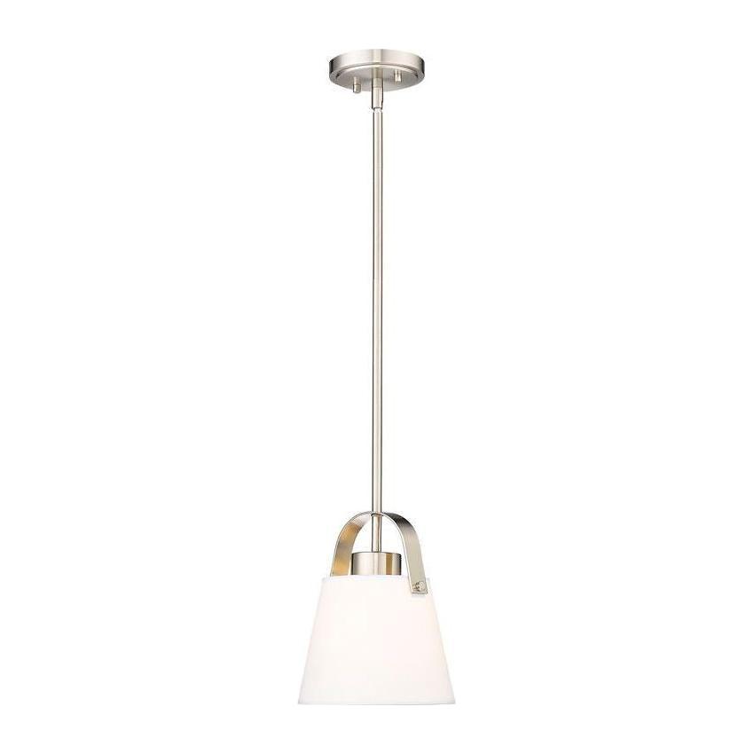 Z-Studio 8" 1-Light Linen Pendant