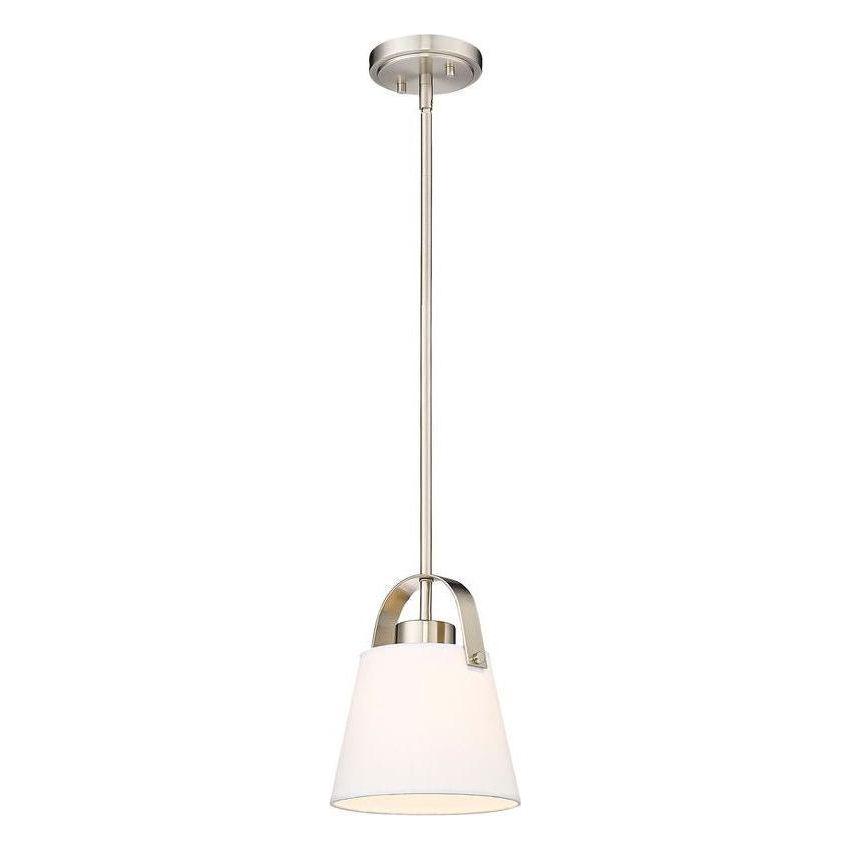 Z-Studio 8" 1-Light Linen Pendant