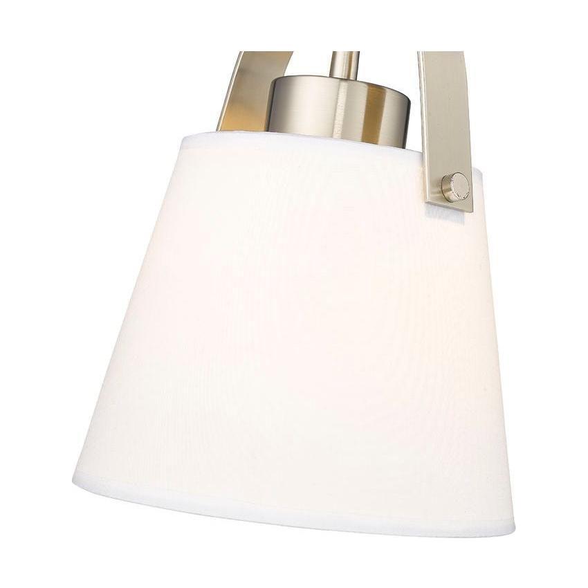 Z-Studio 8" 1-Light Linen Pendant