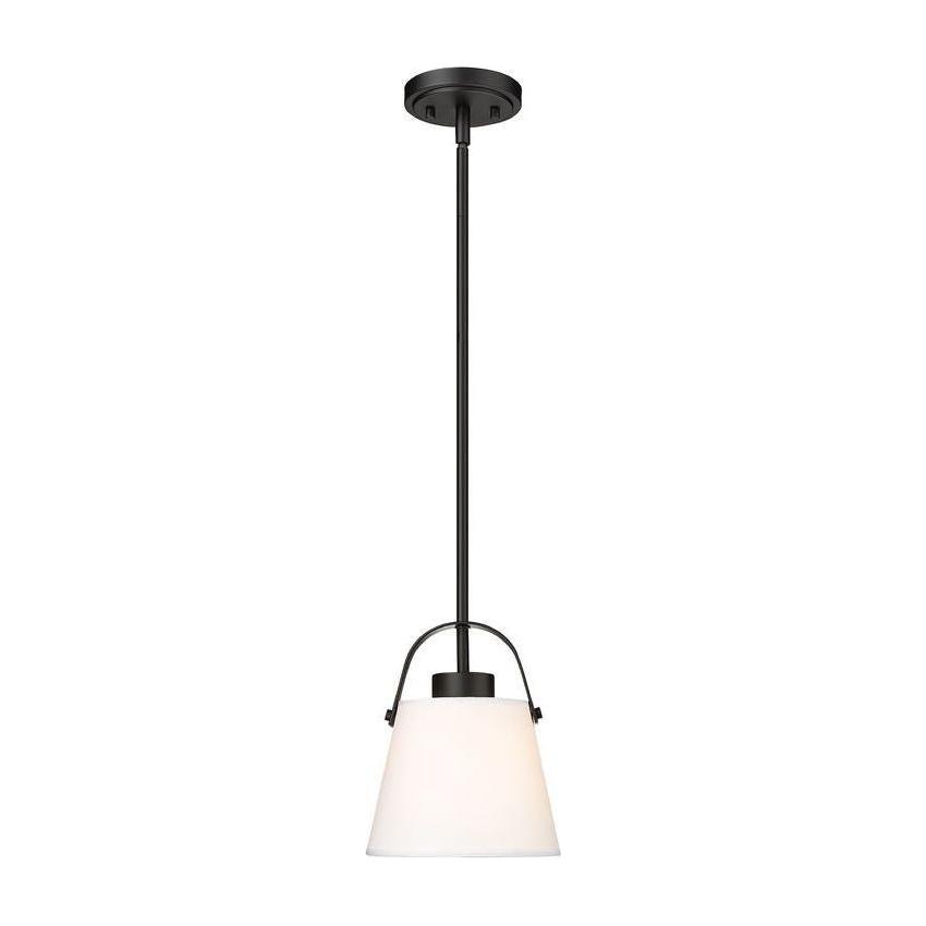 Z-Studio 8" 1-Light Linen Pendant