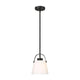 Z-Studio 8" 1-Light Linen Pendant