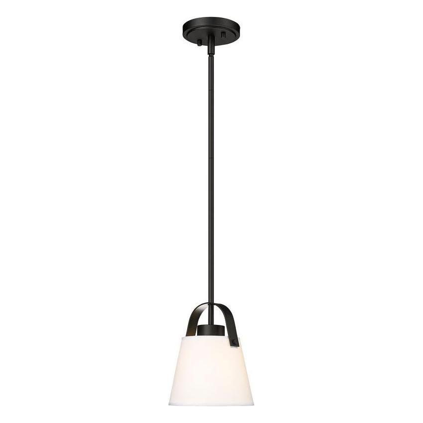 Z-Studio 8" 1-Light Linen Pendant