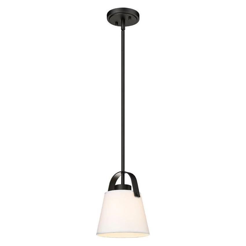 Z-Studio 8" 1-Light Linen Pendant