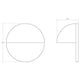 Mezza Cupola 8" LED Sconce