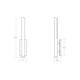Flue 30" LED Sconce