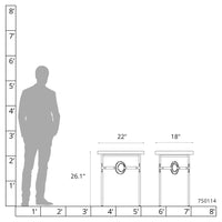 Equus Wood Top Side Table