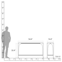 Cove Marble Top Console Table