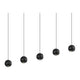 Hemisphere 5-Light Linear Pendant