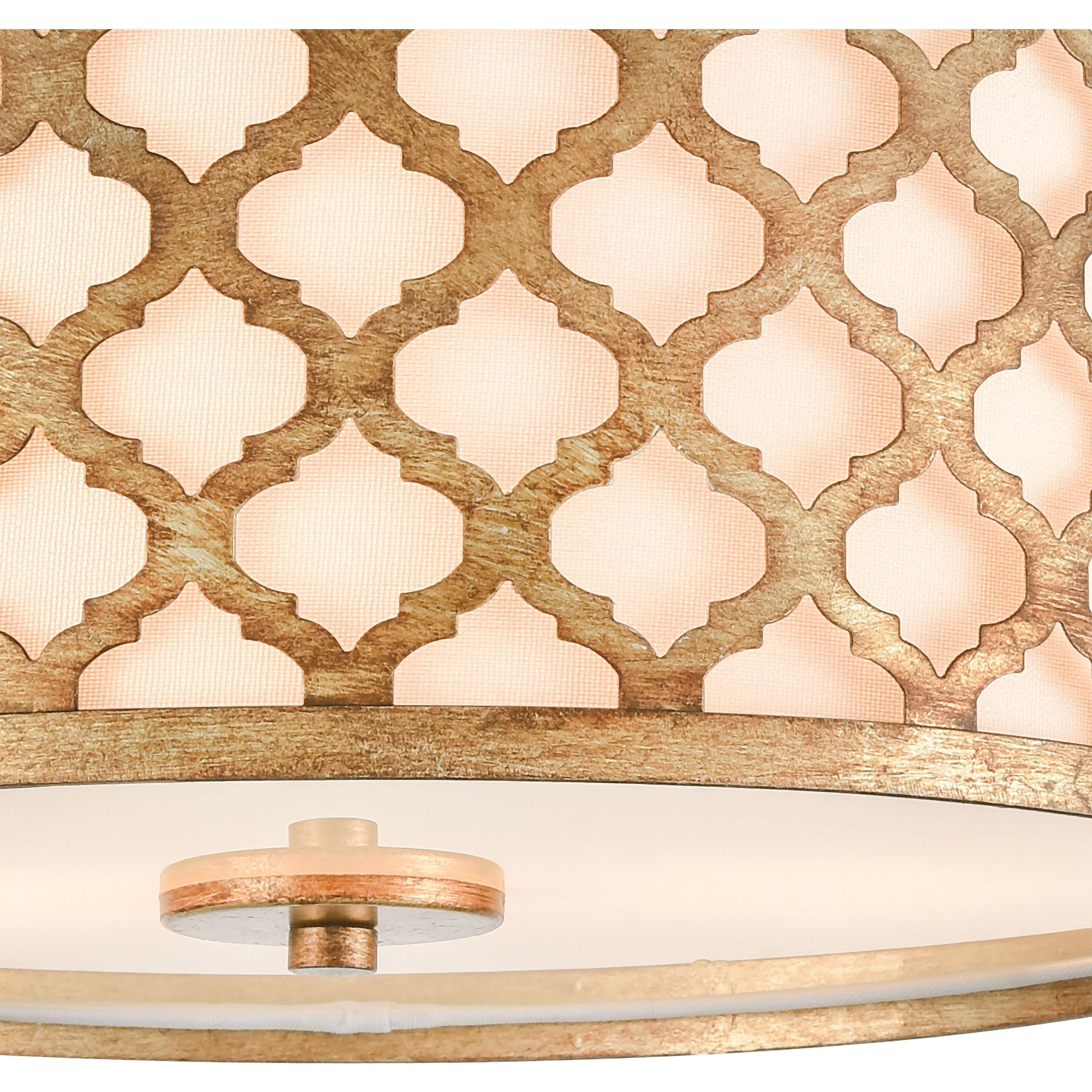 Arabesque 15" Wide 2-Light Flush Mount